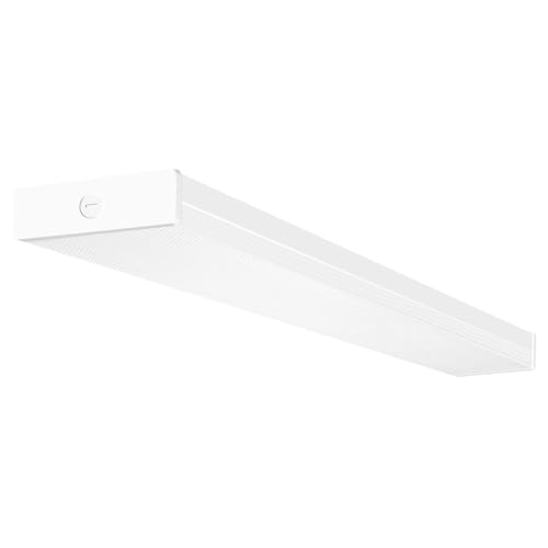 hykolity 4FT LED Wraparound Light, 40W, 4400lm, 4000K, [2-lamp...