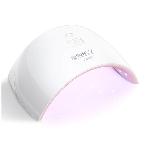 SUNUV 24W UV Light LED Nail Dryer Curing Lamp for Fingernail & Toenail Gels