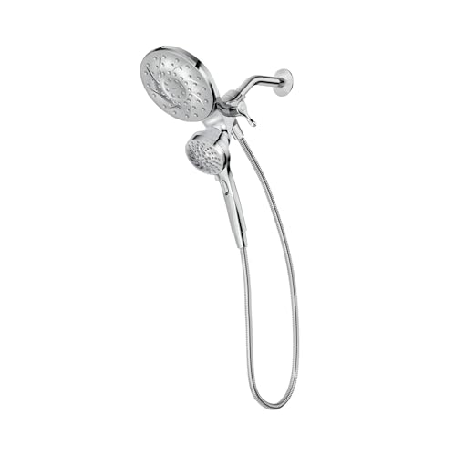 Moen Engage Chrome Magnetix 2-in-1 Combo Rain Showerhead with...