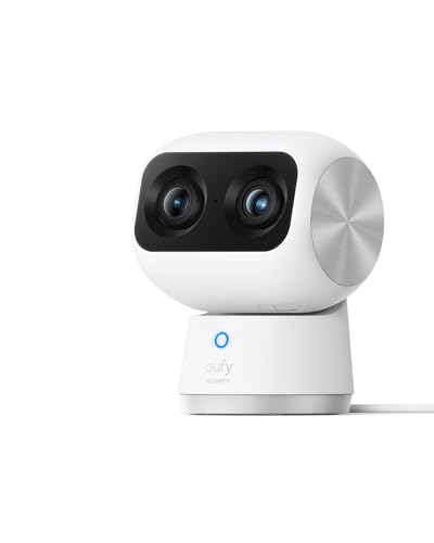 eufy Security Indoor Cam S350, Dual Cameras, 4K UHD Security...
