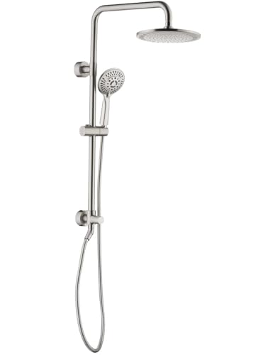 BRIGHT SHOWERS Rain Shower Heads System - 9 Inch Rainfall Shower...