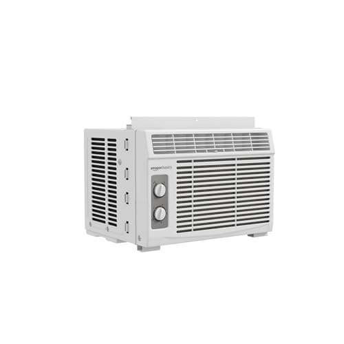 Amazon Basics 5000-BTU Small Window Air Conditioner, Up to 150...