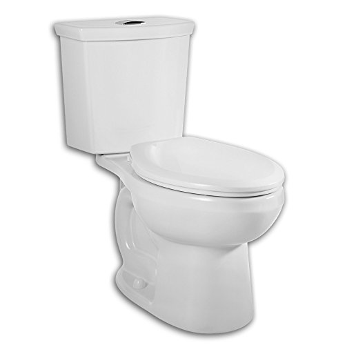 American Standard 2886.216.020 H2 Option Siphonic Dual Flush Right Height Elongated Two-Piece Toilet