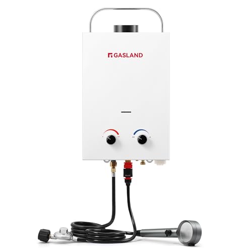 Tankless Water Heater, Gasland BS158 1.58GPM 6L Outdoor Portable Gas Water