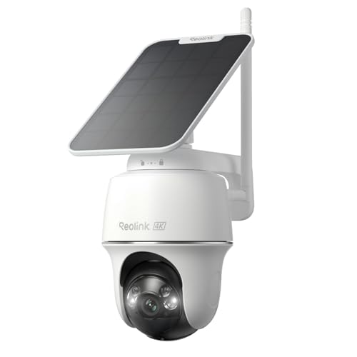 REOLINK First 4K Solar Security Cameras Wireless Outdoor, Argus...
