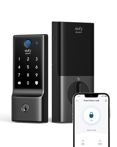 eufy Security Smart Lock C220, Fingerprint Keyless Entry Door...