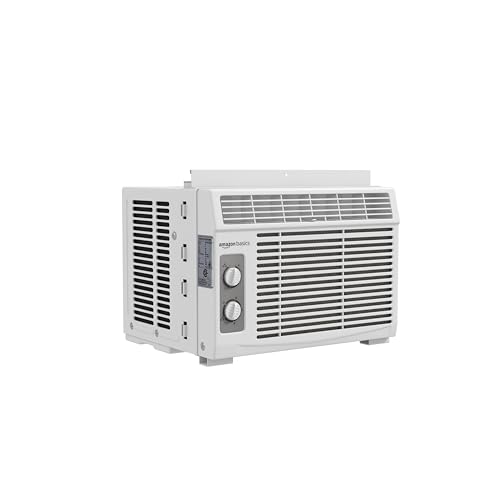 Amazon Basics 5000-BTU Small Window Air Conditioner, Up to 150...