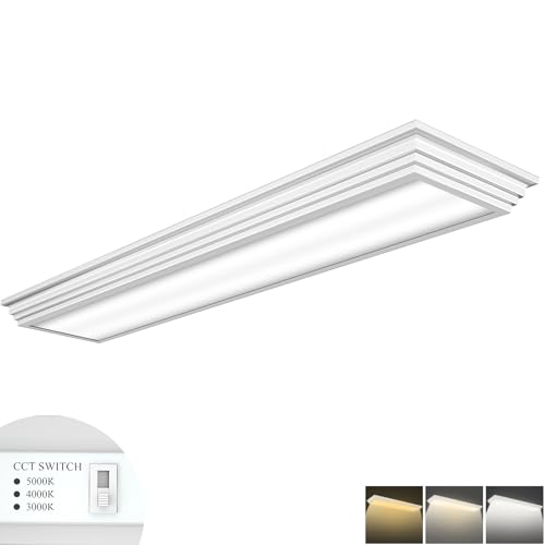 FAITHSAIL Dimmable 4FT LED Wraparound Light, Selectable 3 Color...