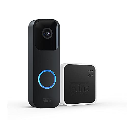 Blink Video Doorbell + Sync Module 2 — Two-way audio, HD video,...