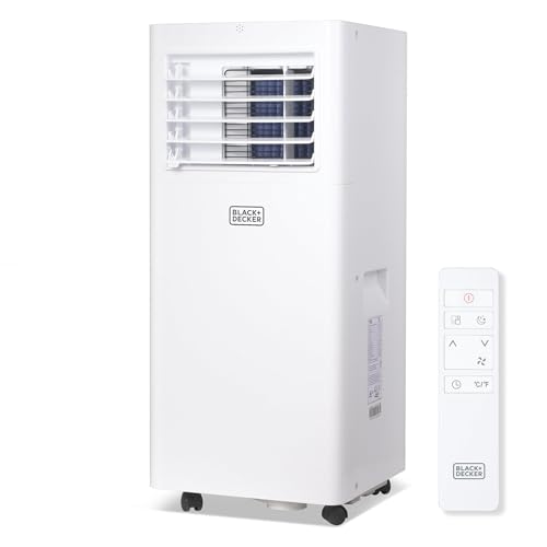 BLACK+DECKER Portable Air Conditioner, 8,500 BTU for Rooms Up To...