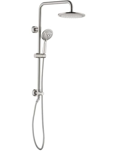BRIGHT SHOWERS Rain Shower Heads System - 9 Inch Rainfall Shower...