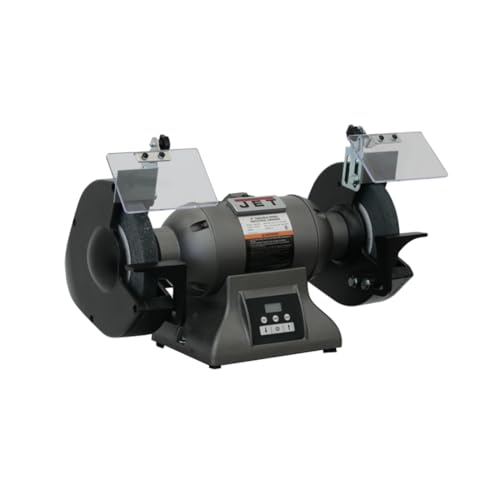 JET 8-Inch Variable-Speed Bench Grinder, 1 HP, 115/230V 1Ph...