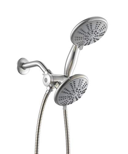 Ana Bath Spot Resist Brushed Nickel Anti-Clog High Pressure 5 Inch LARGE