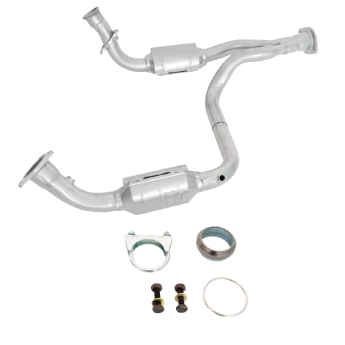 EvanFischer REPG960301 Silver Powder-Coated Catalytic Converter with Heat