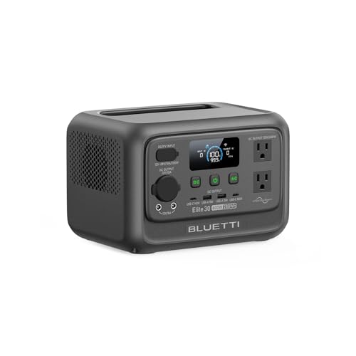 BLUETTI Elite 30 V2 Portable Power Station, 288Wh Solar...
