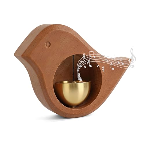 Bird Shape Shopkeepers Bell for Door Opening – Magnetic Wooden...