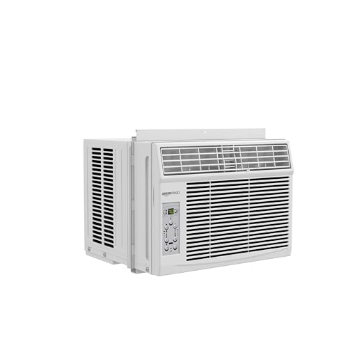 Amazon Basics 6000-BTU Window Air Conditioner, Up to 250 Sqf,...