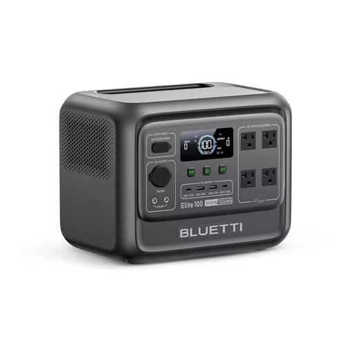 BLUETTI Elite 100 V2 (2025 New) 1024Wh Portable Power Station,...