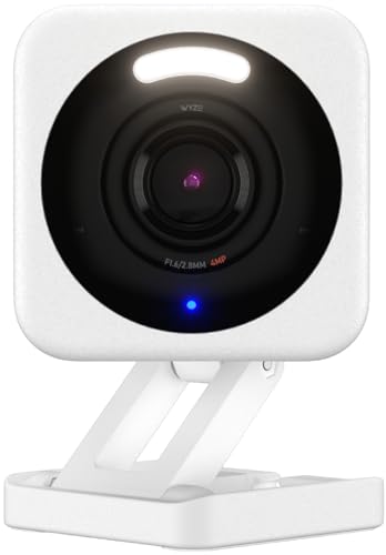 WYZE Cam v4, 2.5K QHD WiFi Indoor/Outdoor Smart Home Security...