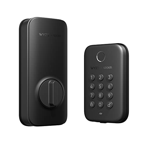 Wyze Auto-Lock Bolt, Fingerprint Keyless Entry Door Smart...