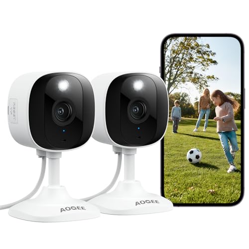 AOQEE 2K Cameras for Home Security-Outdoor/Indoor Camera for...