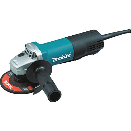 Makita 9557PB 4-1/2" Paddle Switch Angle Grinder, with AC/DC...