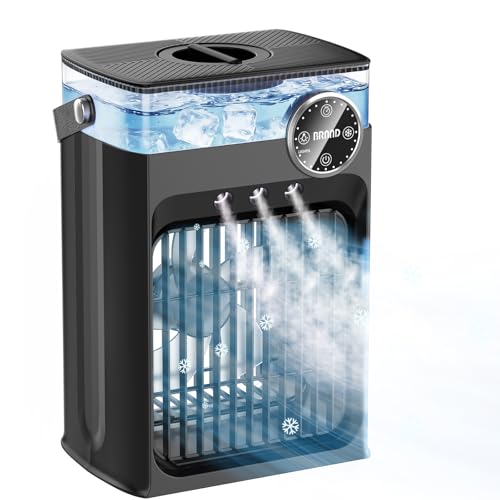 Portable Air Conditioners, 4 in 1 Evaporative Air Cooler with...