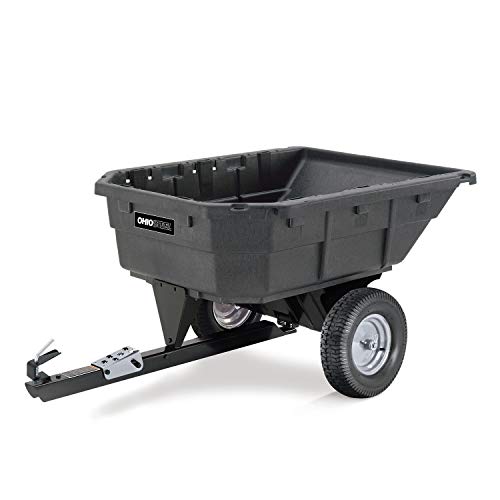 Ohio Steel 1000P-SD Poly Swivel Dump Cart, 15 cu.ft., 1000 lb...
