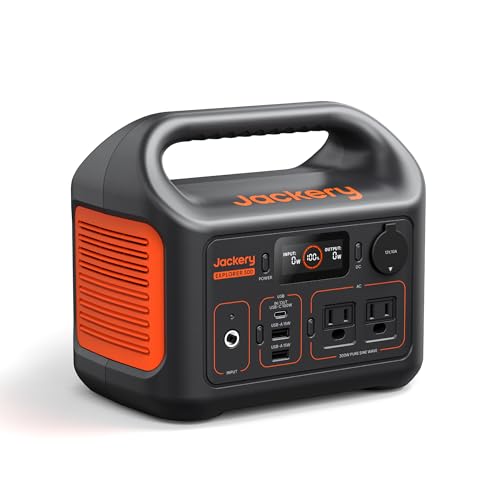 Jackery Portable Power Station Explorer 300, 292Wh Backup LiFePO4...