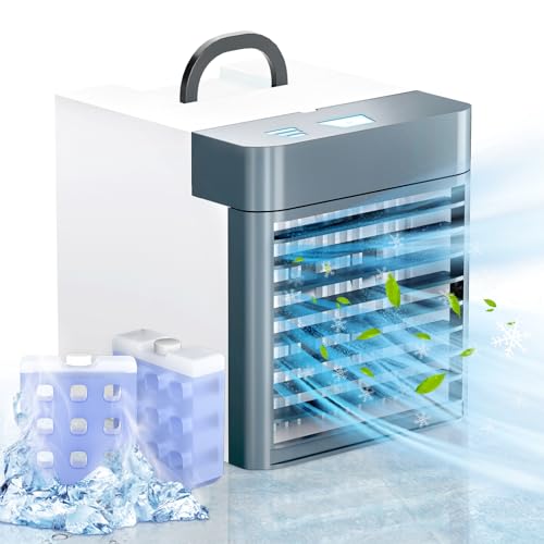 Portable Air Conditioners Fan, Anti-leakage Water Mini Air Cooler...