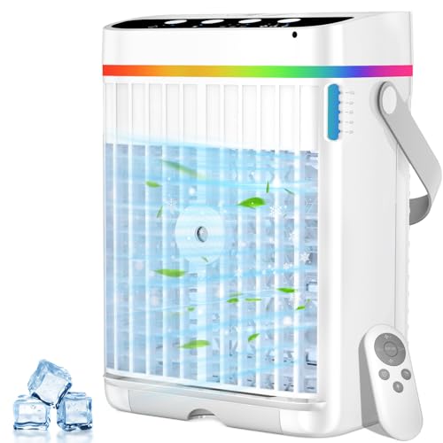 Portable Air Conditioners, 40oz Water Tank, 3 Wind Speed & 3 Cool...