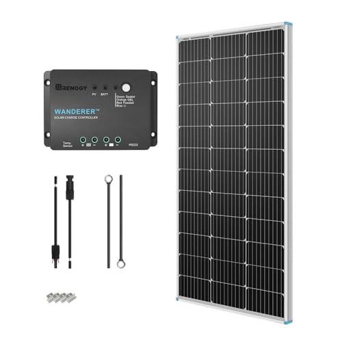 Renogy 100 Watts 12 Volts Monocrystalline Solar Starter Kit