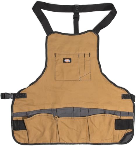 Dickies Work Gear 57027 Grey/Tan 16-Pocket Bib Apron