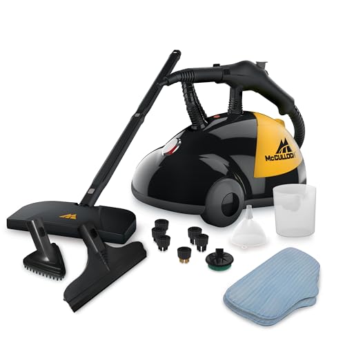 McCulloch MC1275 Heavy-Duty Steam Cleaner with 18 Accessories