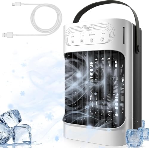 Small Portable Air Conditioners, 3 in 1 Evaporative Air Cooler...