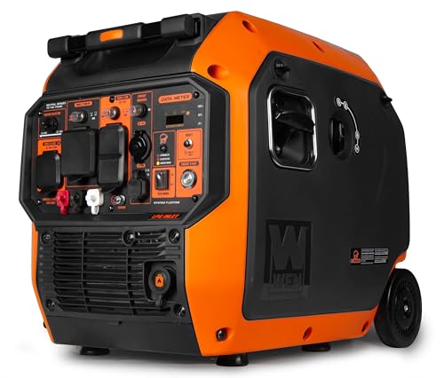 WEN Quiet 6800-Watt Dual Fuel RV-Ready Electric Start Portable...