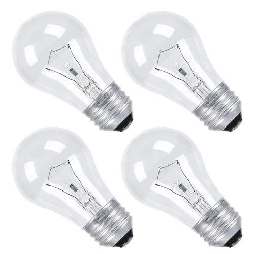 CYLYT 4-Pack Oven Light Bulbs 40 Watts Appliance Bulb, E26 A15...