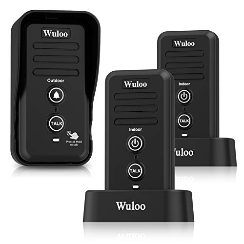Wuloo Wireless Intercom Doorbells for Home Classroom,...