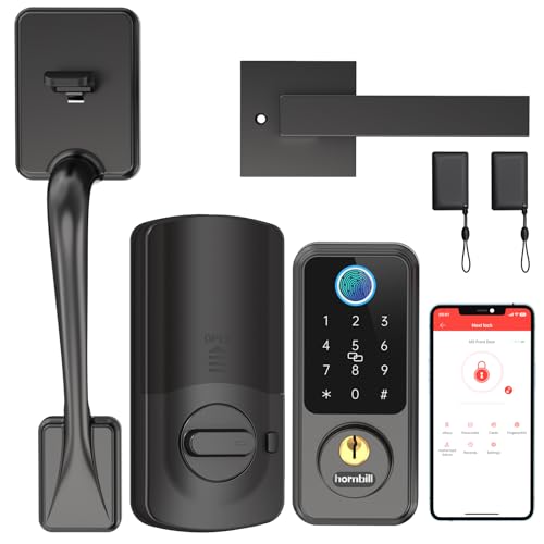 Hornbill Smart Lock Front Door - Keyless Entry Door Lock with...