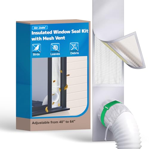 Air Jade Portable Air Conditioner Window Kit, Insulated Window...