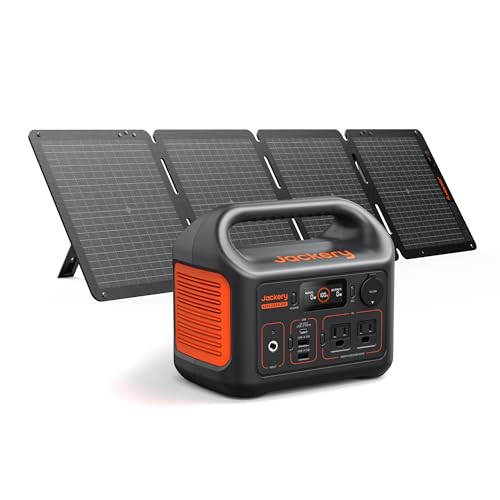 Jackery Solar Generator 300, 292Wh Backup LiFePO4 Battery with...