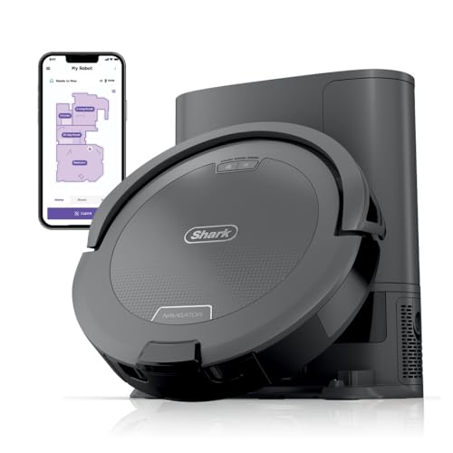 Shark Navigator Robot Vacuum and Self-Empty Base with Bagless...