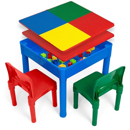 Play Platoon Kids Activity Table Set - 3 in 1 Water Table, Craft Table