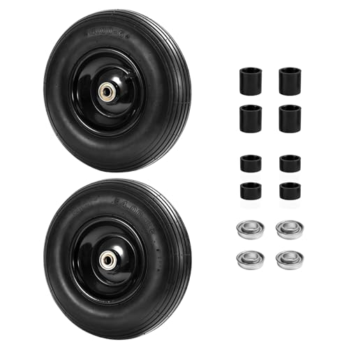 Parts Camp 13' Wheelbarrow Tires and Wheels 4.00-6 Pneumatic...