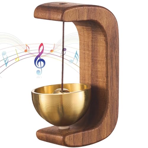 Desricy Shopkeepers Bell for Door Opening Magnetic Wood Doorbell...