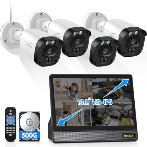 OOSSXX (Full HD 5MP Definition & 122° Ultra Wide-Angle) Wired...