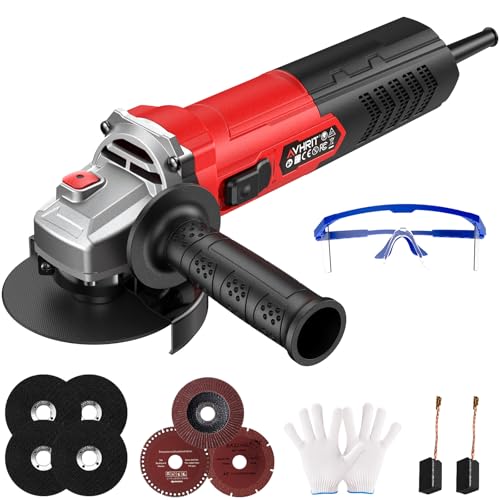 Avhrit Angle Grinder 10 Amp, 4-1/2 inch Power Angle Grinder Tools...