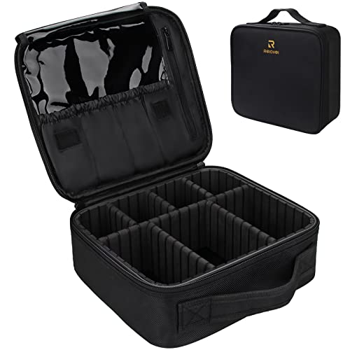 Relavel Travel Makeup Train Case Makeup Cosmetic Case Organizer...