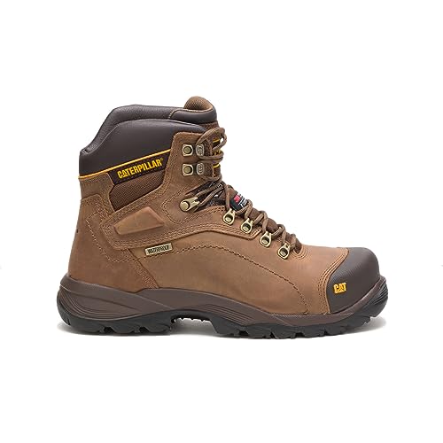 Caterpillar Men's Diagnostic Waterproof Steel-Toe Work Boot