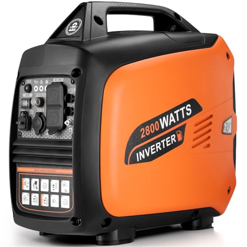 Oxseryn 2800-Watts Portable Inverter Generator, Gas Generators...